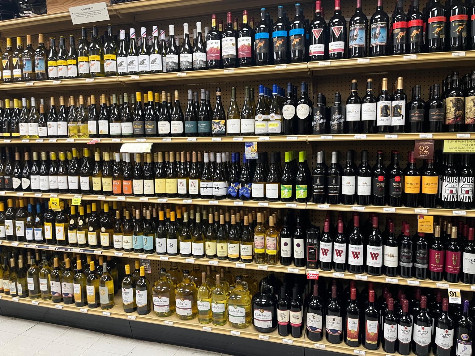 Fine Wines selection